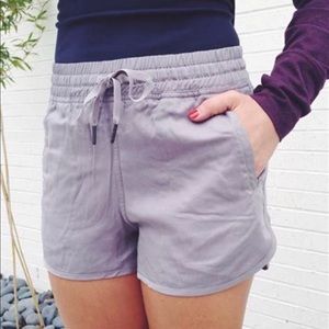 Lululemon Tencel Varsity Shorts Navy 6